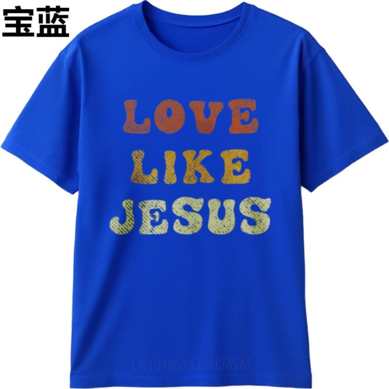 New Arrived Casual Tee Boys Summer Tshirt Plus Size Love Like Jesus Hiphop For Man Top Tees Quick Dry Shirt Essential Tee