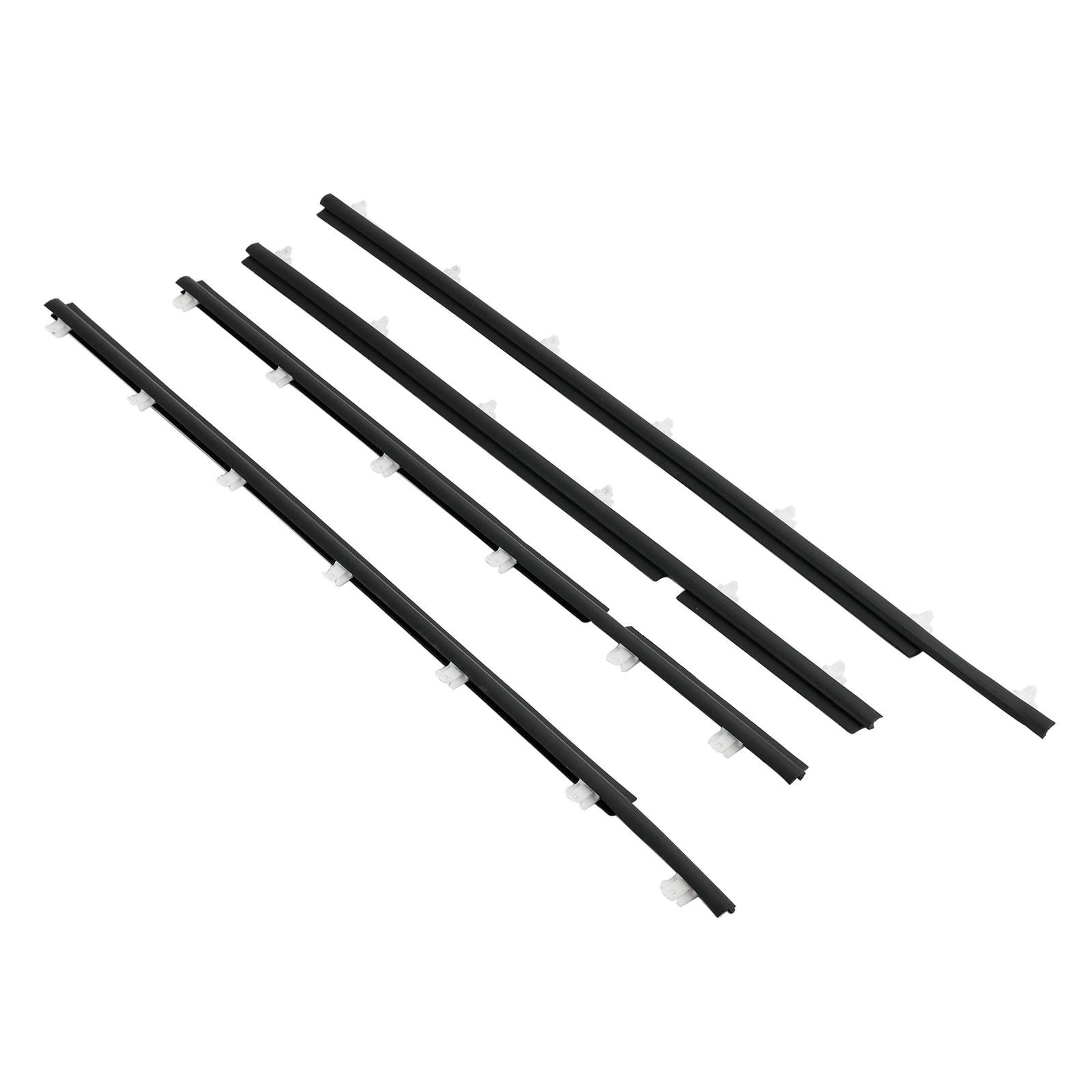 4pcs Outer Weatherstrip Door Belt Seal