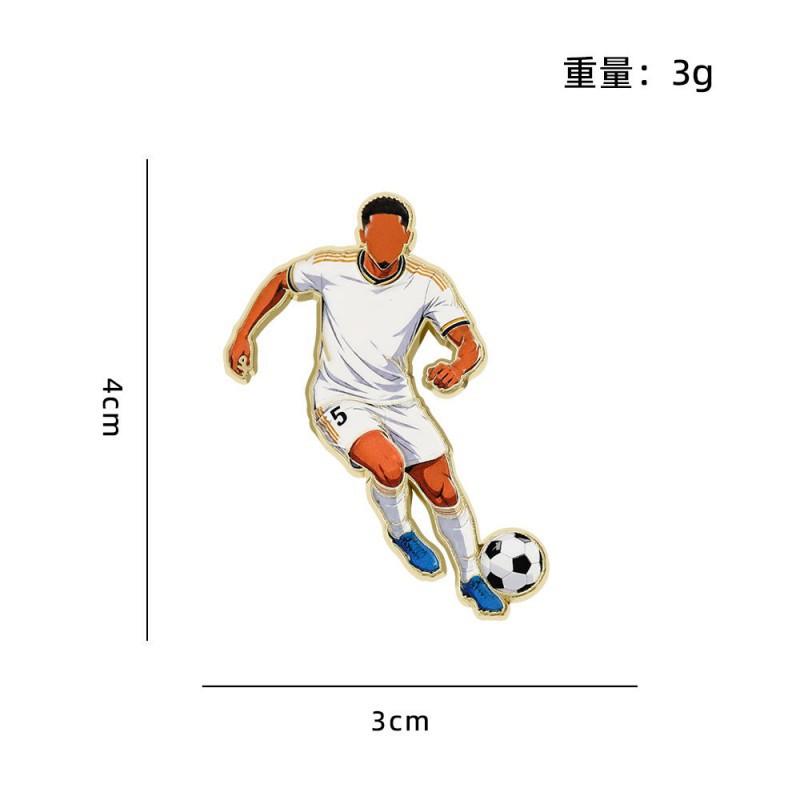 Football Star Peripheral Badges Mexico World Cup Series Brooch Bags Accessories Direct Sales