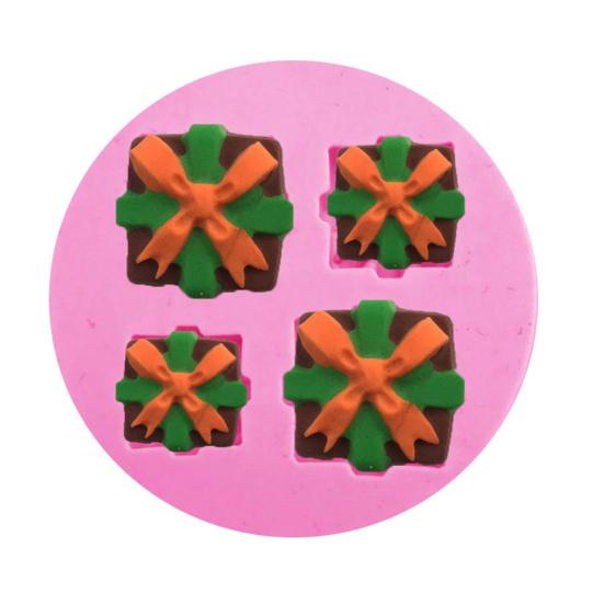 Christmas Sugar Craft Chocolate Fondant Cake Border Decor Mold Silicone Mould
