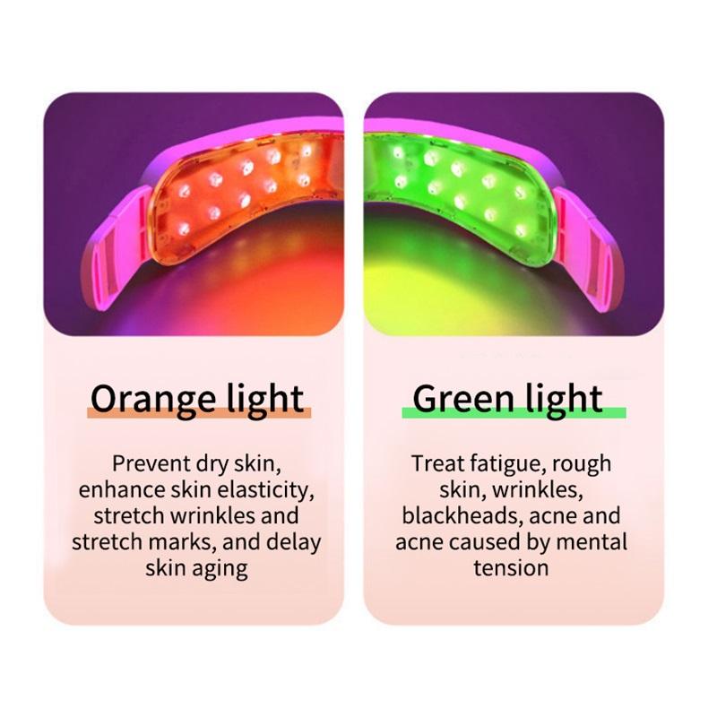 LED-Photonen-Therapie Gesichtsschlankheits-Vibrationsmassage Gesichtsstraffungsgerät Gesichtsheizung Doppelkinn V-Gesicht Vibrationsmassagegerät