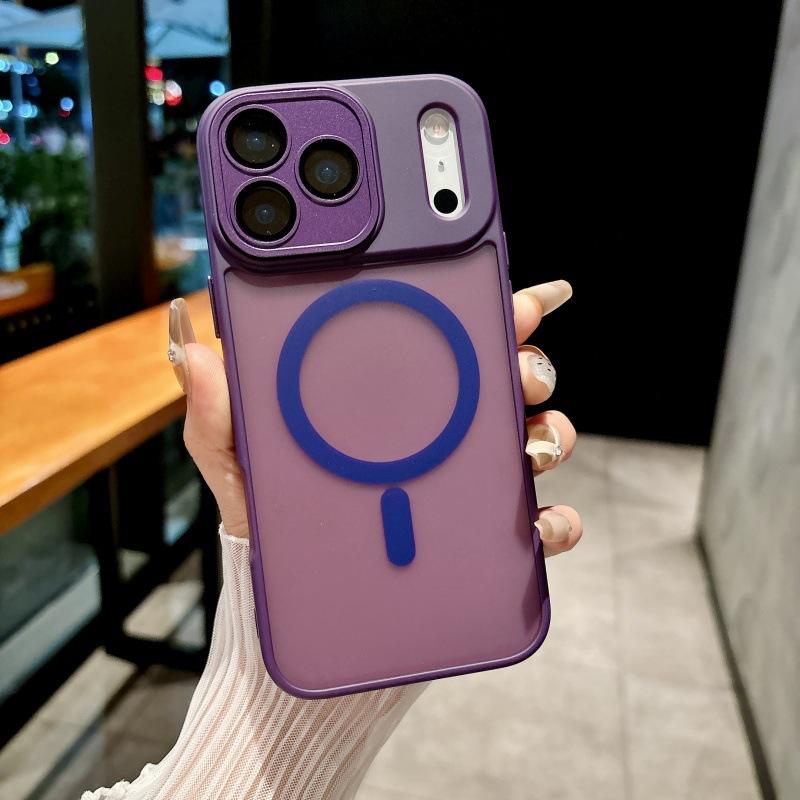 Applicable To IPhone17PROMAX Skin Skin Frosted Magnetic Snap Case Apple 16 Full Pack Lens Film Anti Fall