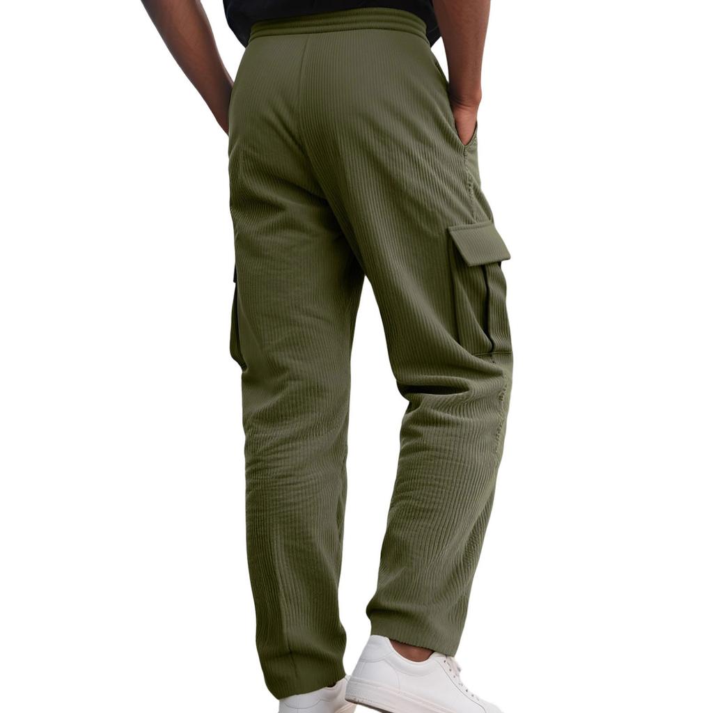 Men's Outdoor Leisure Loose Multiple Pockets Workwear Sports Trousers