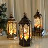 Rotating Christmas Music Lantern with Hotel Lighting and Oil Lamp Design