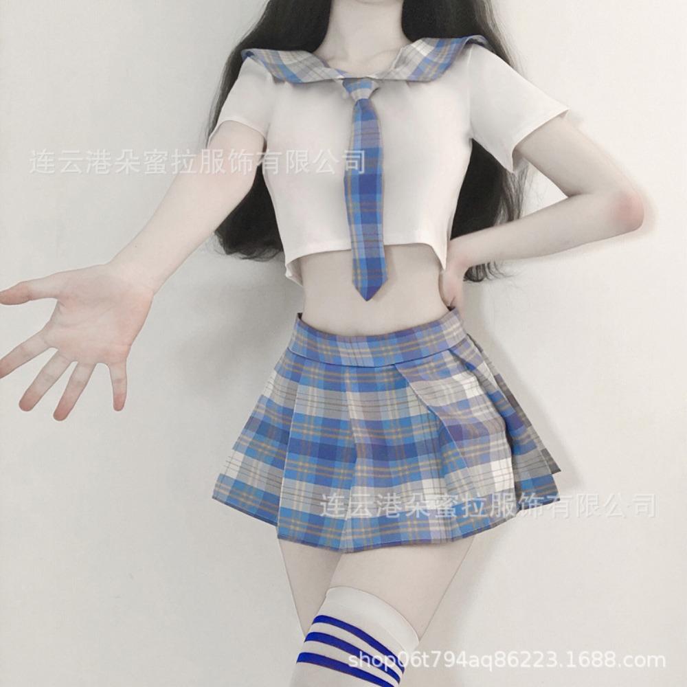 Domila Sexy Lingerie Set Pajamas Female Qqny Wholesale One Piece Delivery Jk Uniform Student Clothing Temptation