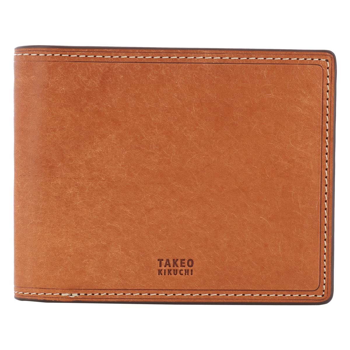 

Bifold Wallet Genuine Leather 780613 Margo II Leather Cowhide Brown [Takeokikuchi] Men s [02]