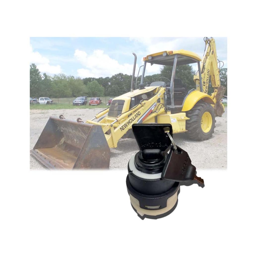 APSMOTIV Zündschalter 9-polig mit Schlüsselmontage Geeignet für New Holland LB75 LB75B LB75CP LB110 LB115 LV80 LB115B B110 LB90 B110B U80
