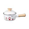 (GoodPlus+) Emile Miffy Enamel (Single Pot 14cm) [Strong Against Acid and Alkali and Does Not Transfer Odors] [Compatible with All IH Heat Sources]