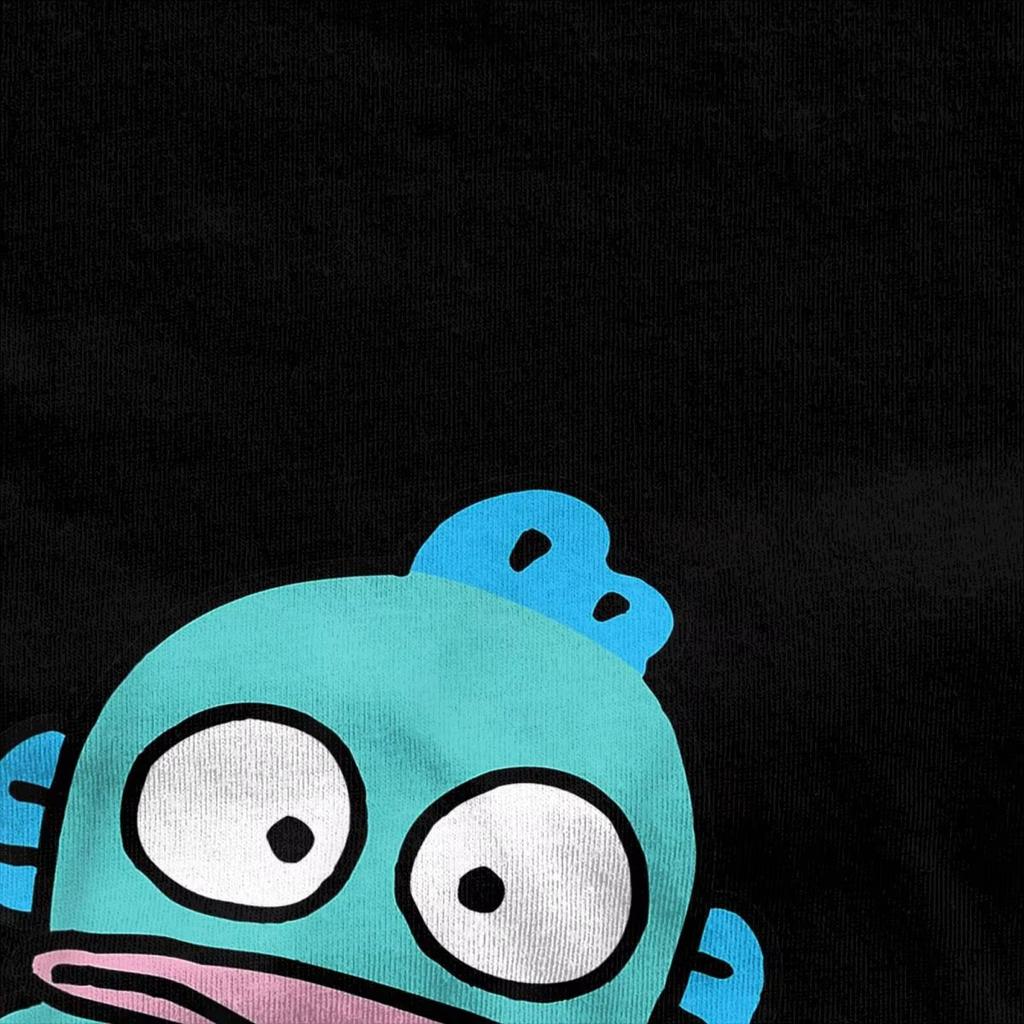 Hangyodon Vorder- und Rückseite T-Shirt für Männer Frauen 100% Baumwolle Humorvolles T-Shirt Rundhals T-Shirt Kurzarm Kleidung 4XL 5XL