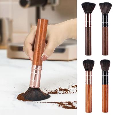 Coffee Brush Grinder Cleaning Tool Wood Handle Espresso Machine Cleaner Powder Dusting Kitchen Home Cafe Barista Accessories