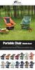 FIELDOOR Portable Compact Outdoor Chair Middle Back Load Capacity 150kg Lightweight Compact Folding Ultra Light Tactical [Khaki]