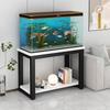Heavy-Duty Wrought Iron Fish Tank Stand with Cabinet Storage