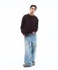 AMES-WORLDWIDE Basic Small Logo Knit Brown