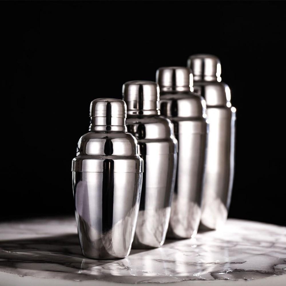 250/350/550/750ml Cocktail Wobble Cup Stainless Steel Leakproof Whiskey Wobble Cup 3 Section Heavy Duty Bartending Tools Beach