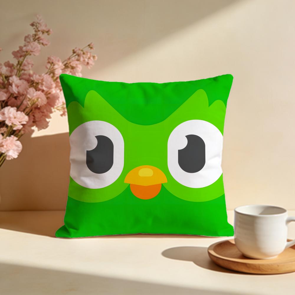 Fashion DDuolingoful Cushion Cover Stylish Washable Pillow Cover Ideal for Couch Bedroom Car Decoration