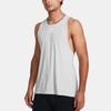 Under Armour UA Vanish Letter Logo Print Lightweight Elastic Breathable Crew Neck Sleeveless Tank Top Men Tops Light-Gray 1382802-023