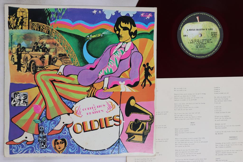 LP Record BEATLES - A Collection Of Beatles Oldies(- Re AP8016 APPLE 1970 Japan Rock Used