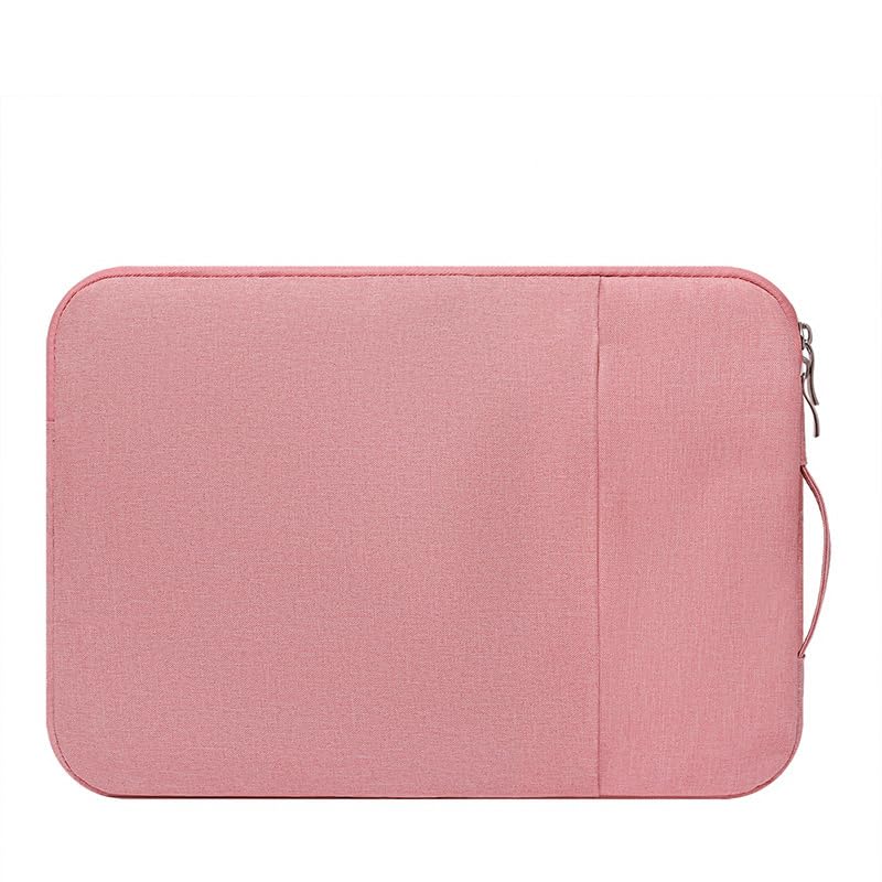 Laptop Protective Case for Mobile Fits PCs Up To Thick 15.6-inch Case, Monitors, Waterproof, Slim, Portable, Shock-Absorbent, 1.5cm (Pink)