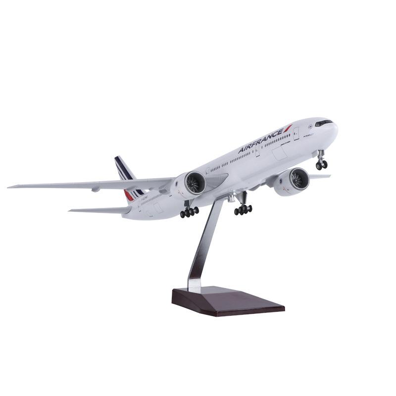 Diecast Airplane Toys B777 Air France 47CM Large Model Plane resin Simulation Civil Aviation Aircraft Model Collected Gift
