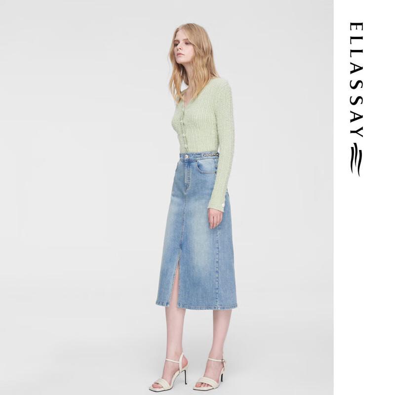 ELLASSAY Women's Slim-Fit Short Knit Cardigan