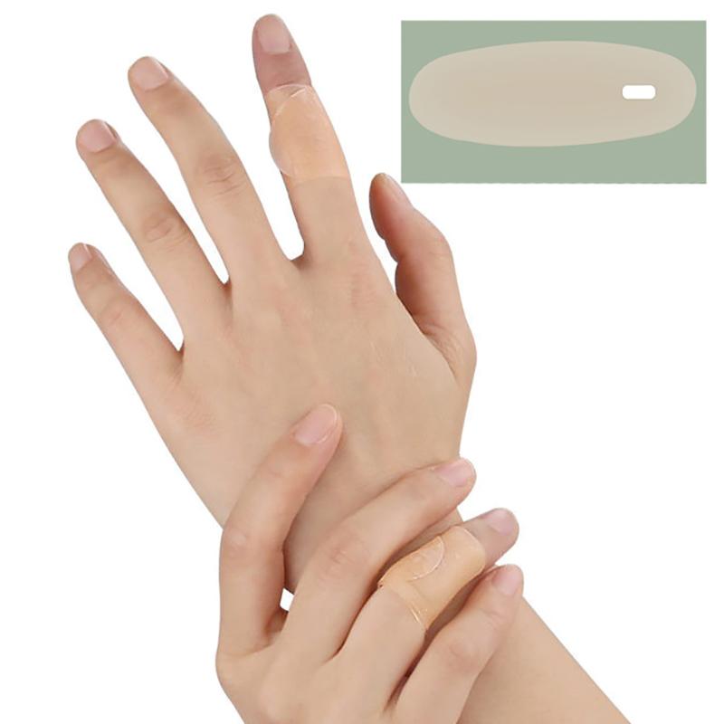 Silicone Finger Protective Patch Wrapping Compression Waterproof Finger Patch Finger Pain Relief Soft Bandage Breathable