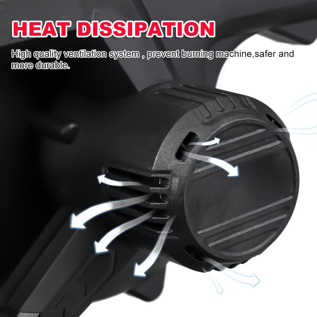 1000W 2-in-1-Akku-Luftgebläse, Staubsauger, Reinigungsgebläse, Blasen und Saugen, Laubstaubsammler für Makita 18V-Akku