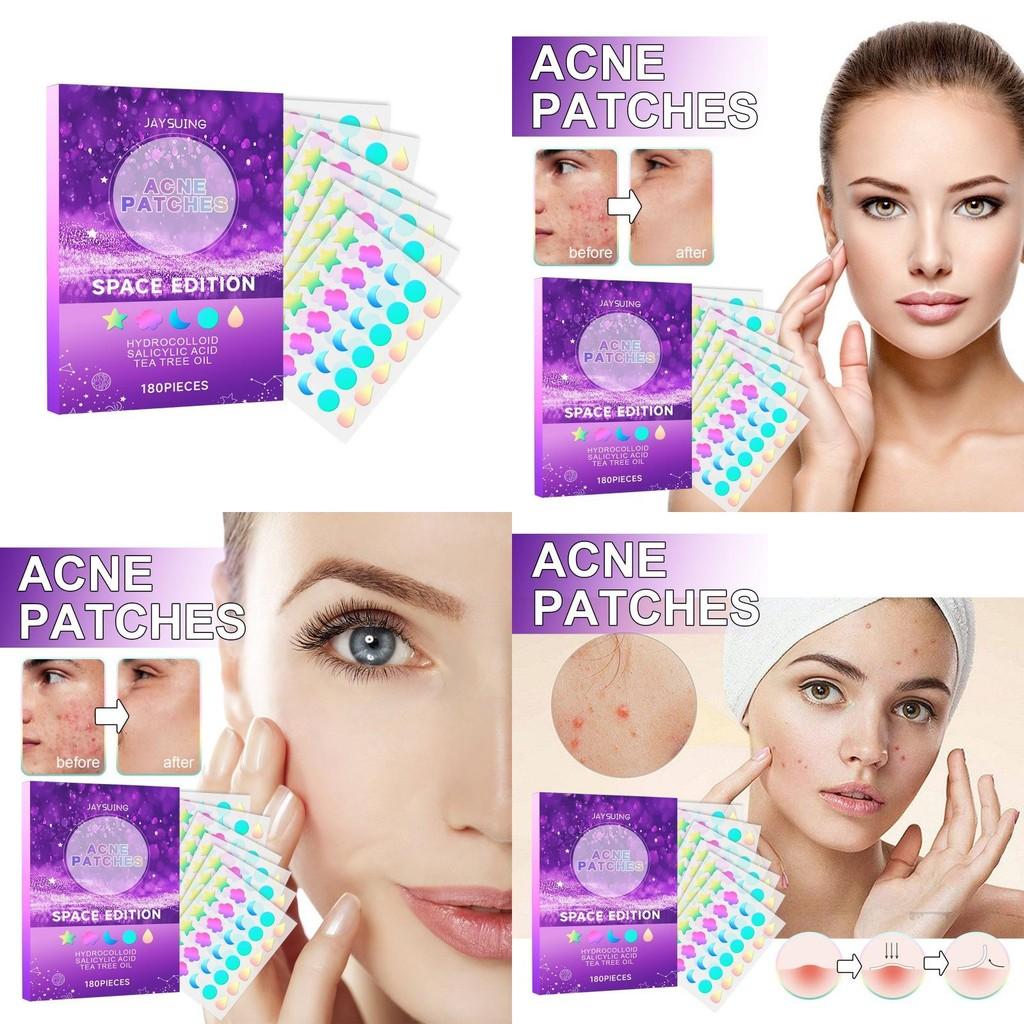 Jaysuing Acne Patches For Diminishing Facial Acne And Blemishes With Pore Care 180 Pcs