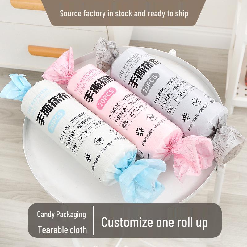 Tearable Multifunctional Microfiber Dishcloth for Kitchen Cleaning