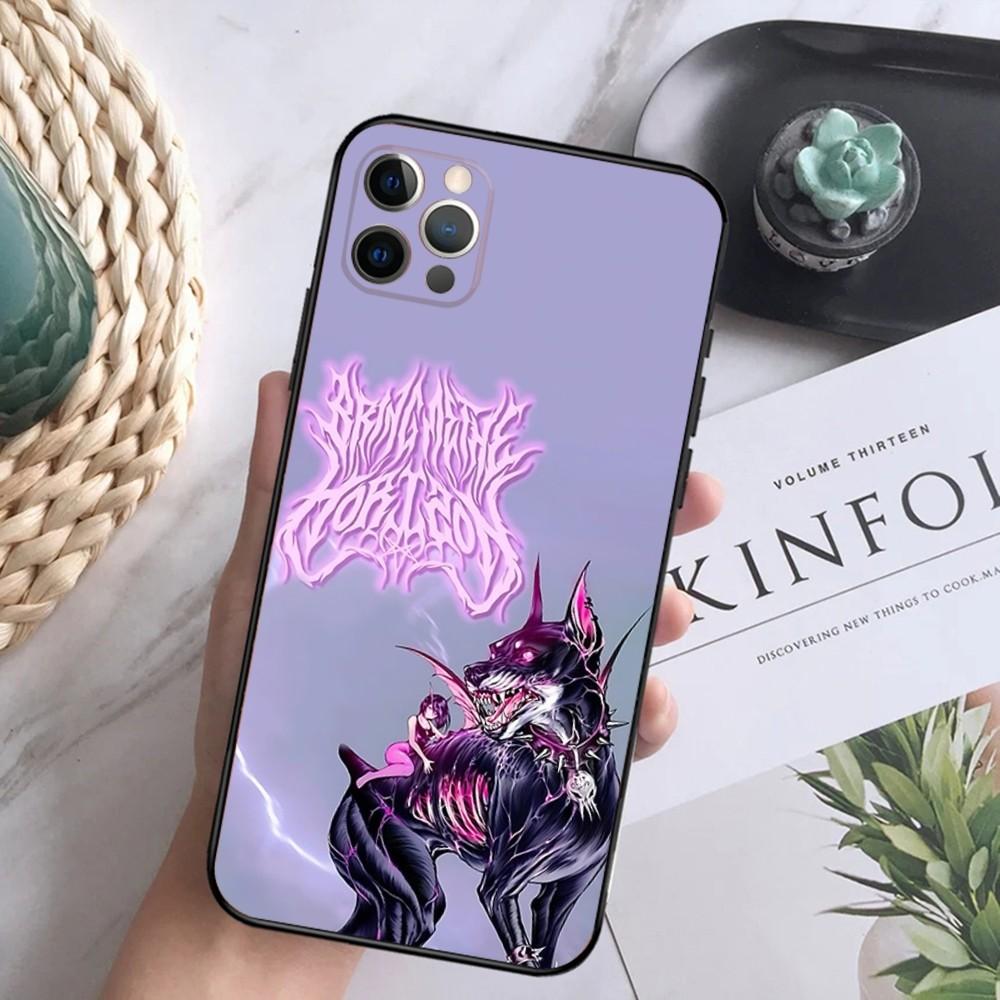 

BMTH B-Brings Me The HorizonS Phone Case For iPhone 16,15,14,13,12 Mini 11 Pro XR,X,XS,MAX 7,8 Plus Silicone Cover Soft Black iPhone14Plus