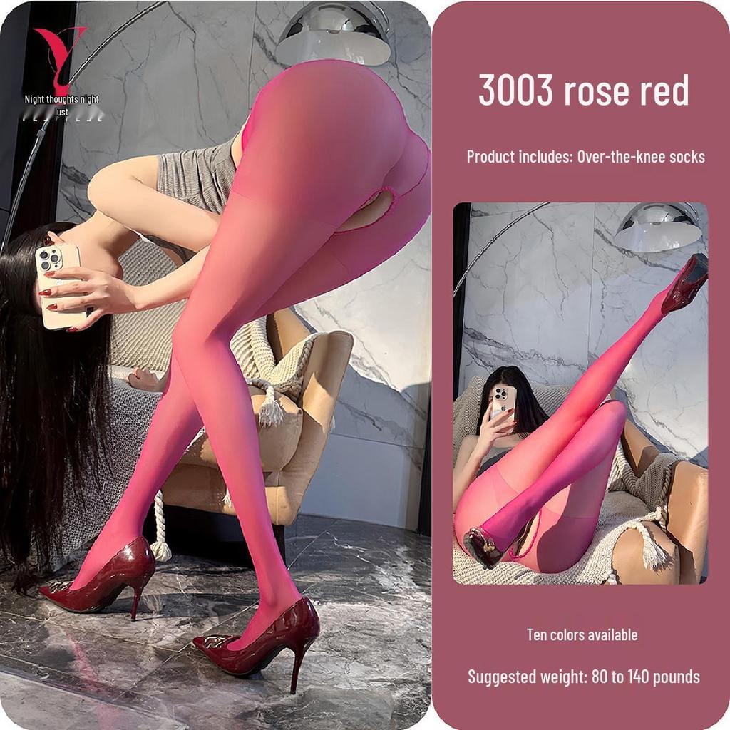Qingyege Women's Erotic Open Crotch Bodystocking A3003 - Sexy Lingerie & Stockings
