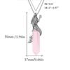 Elegante Meerjungfrau Kristall Anhänger Halskette Verstellbare Länge Choker Stilvolle Schlüsselbeinkette Ornament für Schmuckliebhaber