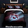 Trabzonspor FC Design Bed Bedding Set 1 Duvet Cover + 2 Pillowcases Soft Breathable Household Bed Linens