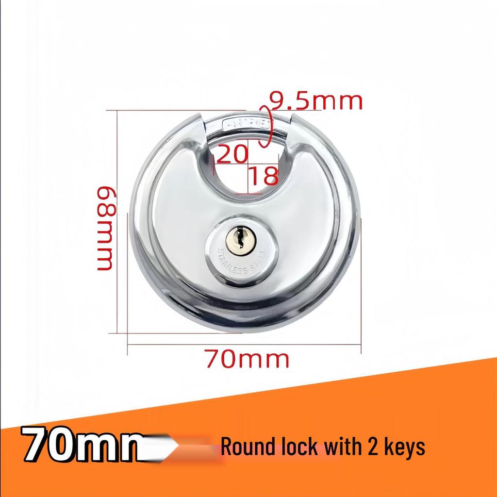 Stainless Steel Waterproof Combination Padlock for Outdoor and Anti-theft Use
