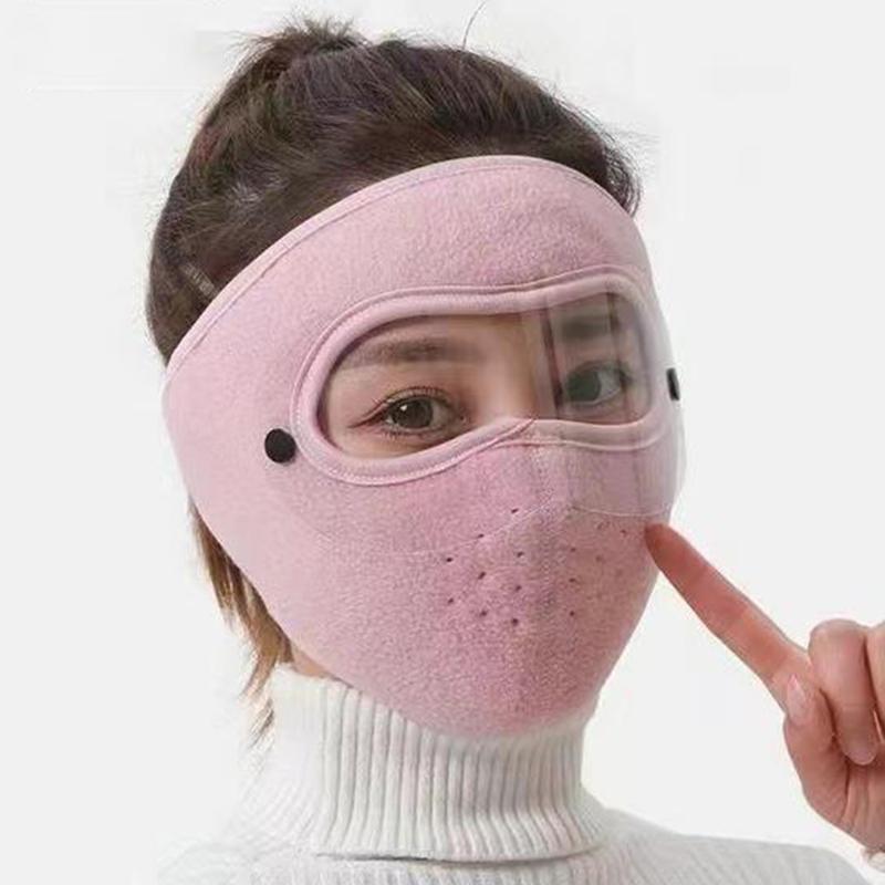Winter Warm Mask For Women Thick Neck Protection Earmuffs Riding Windproof Cold And Frostproof