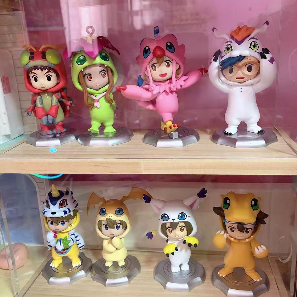 8pcs/set High Quality Anime Digital Monster Digimon Cosplay Cute Action Figure Model Toys for Children