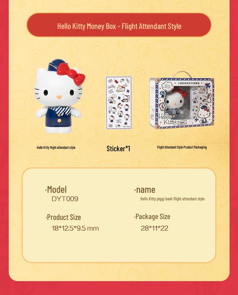 Hello Kitty Sparschwein: Niedliche Neujahrsdekoration und Schreibtischgeschenk