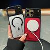 For  Magnetic Case For For Iphone 17 16 1 14 13 12 Pro Max Fold Bracket Transparent Lens Protection Armor Shockproof Cover