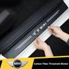 NEA5  Car Door Sill Threshold Anti Scratch Protector Stickers For MINI JCW Cabrio Cooper Countryman Aceman Clubman Coupe Paceman F57