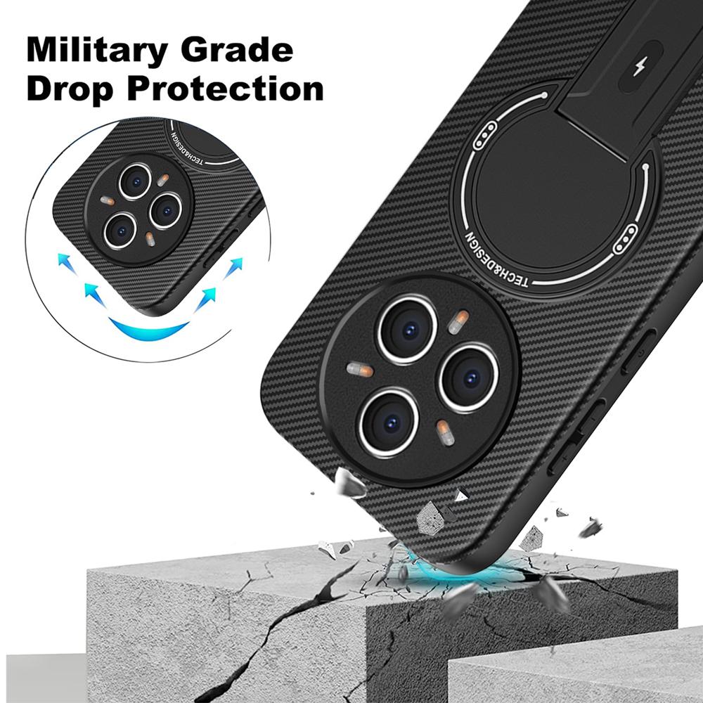 Armor Shockproof Magsafe Wireless Charge Magnetic Bracket Stand Phone Case For OPPO Realme 14 Pro 5G Pro+ Plus Back Cover