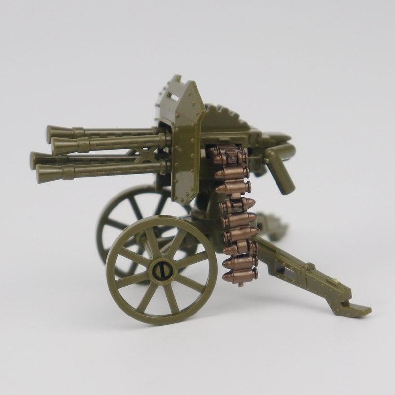 Military Solider Kits Model Toy For Children Building Blocks Toys & Hobbies WW2 Kids Machine Guns Military Weapons