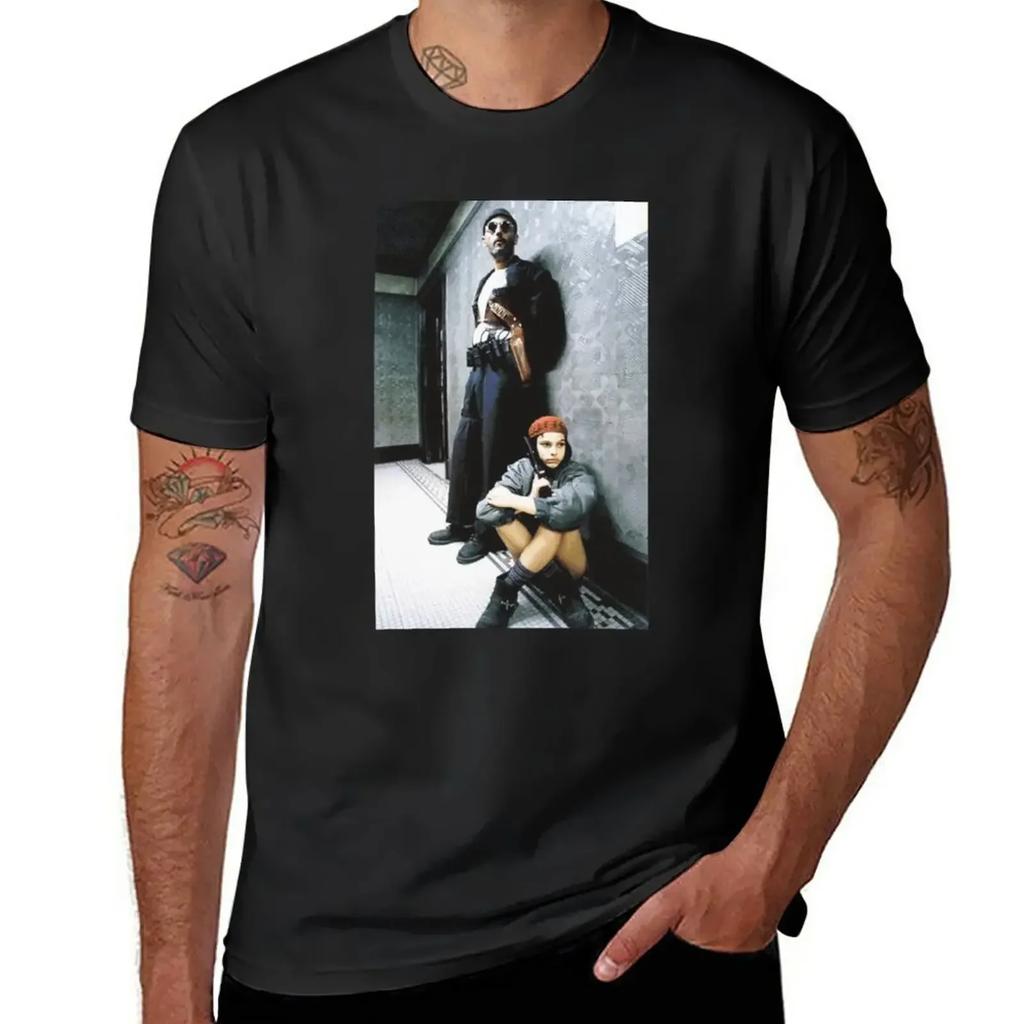 Leon The Professional Tshirt Oversizeds Customs Design Your Own Plus Size Tops Unisex Workout Shirt