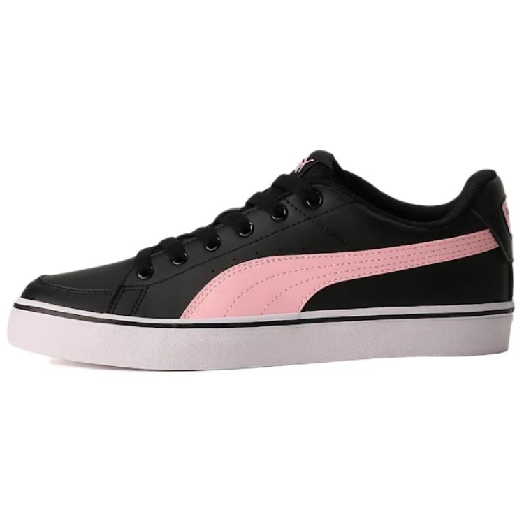 

Puma V Court Comfortable Versatile Low-Top Sneakers Unisex Sneakers Black Pink 389907-03