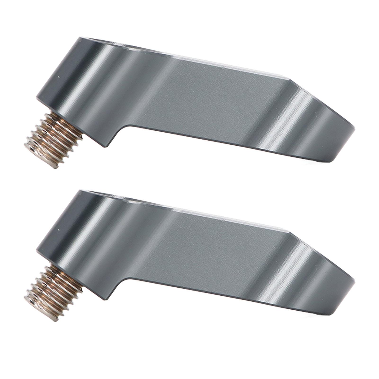 

1 Pair 10mmCelsius0.39in Motorcycle Mirror Mount Riser Extender Adapter Replacement for NMAX 155 125 2015‑2022