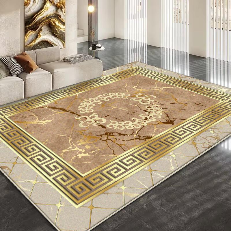 Luksusowe Duże Dywany do Salonu Dywan do Hali Willi w Stylu Europejskim Antypoślizgowy Dywan Dekoracyjny do Sypialni Zmywalna Mata pod Stoliki Kawowe