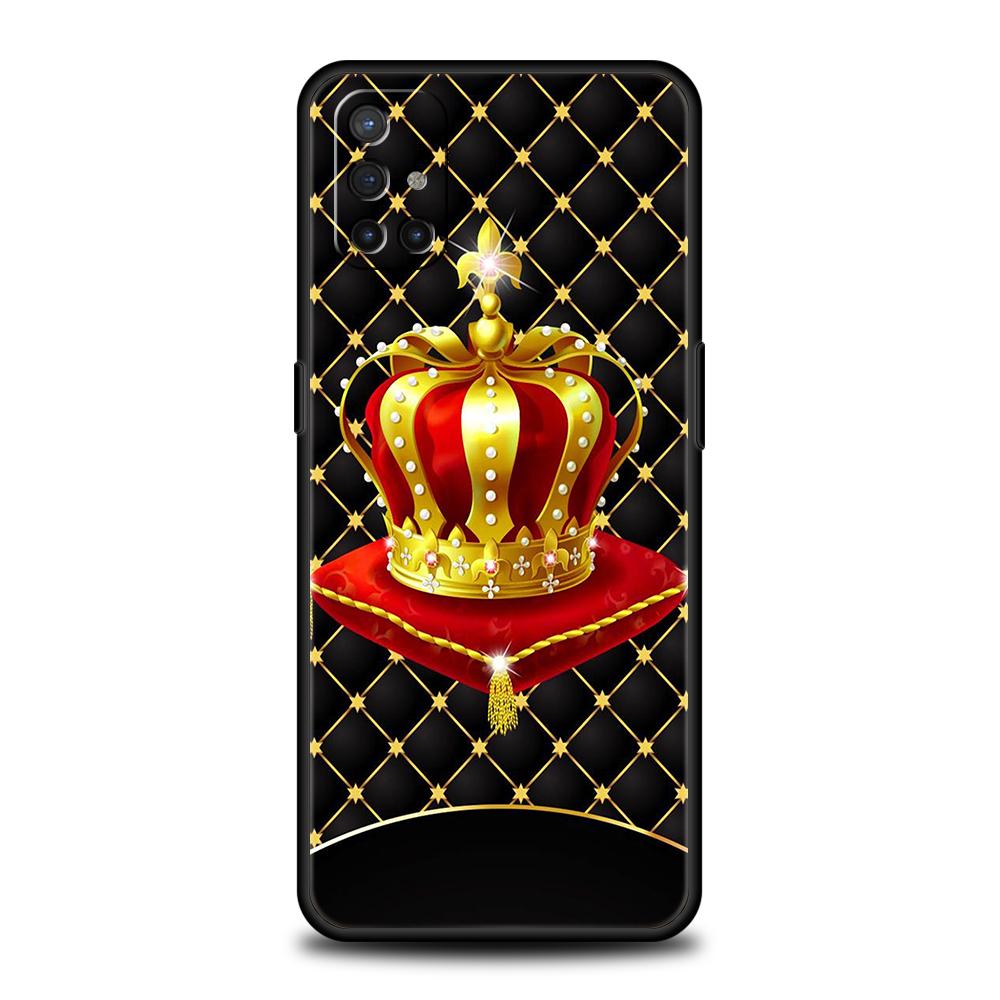 Diamond Crown Phone Case for Oneplus 11 10T Nord N100 N10 10 7 8 9 9R 7T 8T N200 CE 2 9RT Pro 5G Silicone Cover Shell Capas Bags