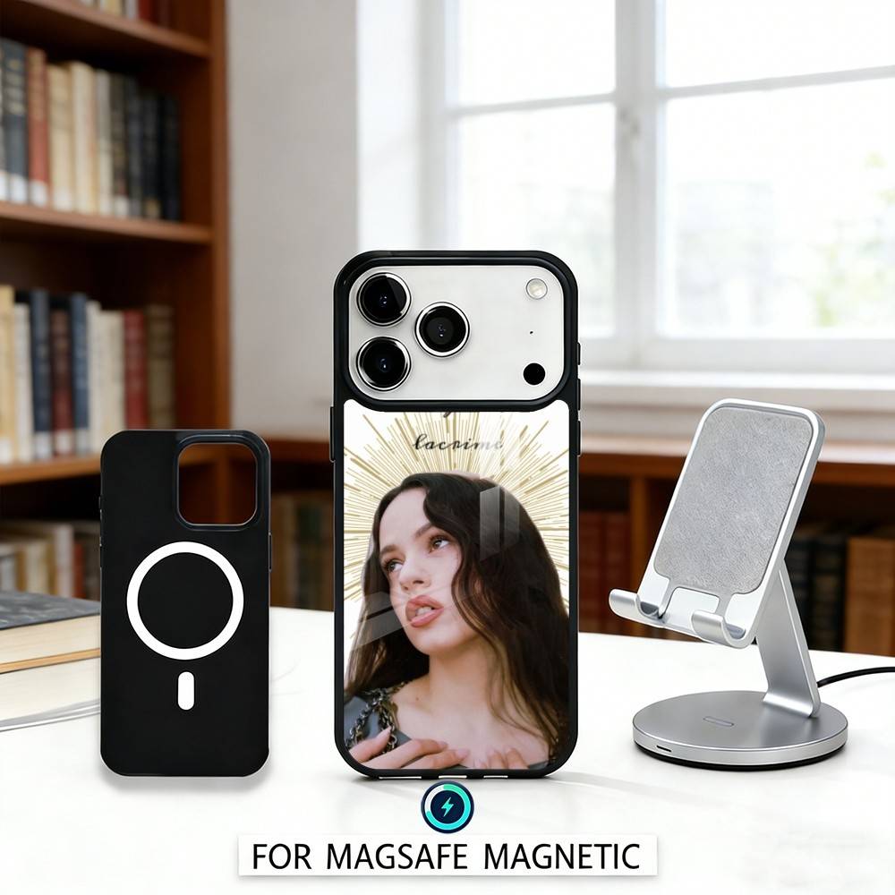 R-Rosalia Spanish singer Phone Case For iPhone17,16,15,14,13,12,Pro,Max,Magnetic For Magsafe Wireless Charging