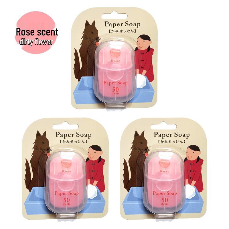 Portable Antibacterial Soap Sheets for Travel and School