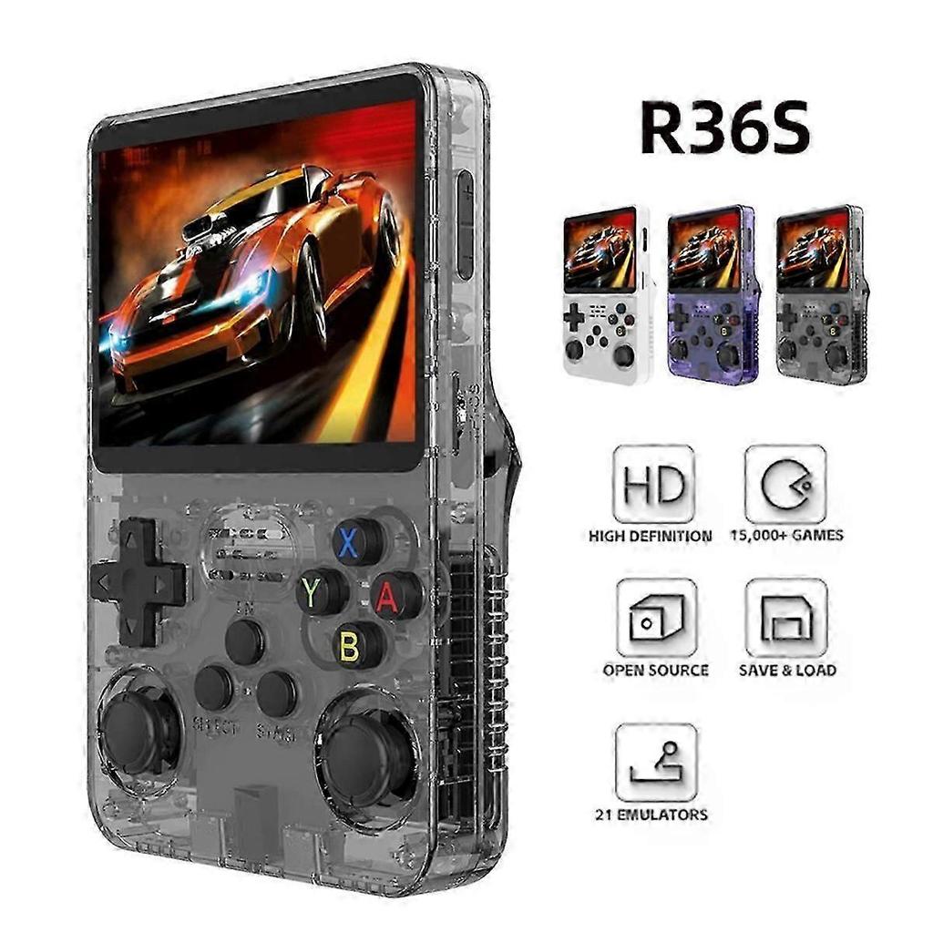 R36S Retro Konsola do Gier Ręczna System Linux 128GB Gra-