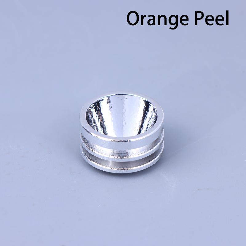 1 Pcs S5 20Mm Smooth Reflector Flashlight Reflective Cup Reflector Bow Smooth Orange Peel Led Hole 7Mm