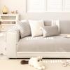 Plush Sofa Cushion Non-Slip Cream Style Winter Cushion Simple Modern Living Room Backrest Sofa Cover Slipcover